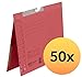 Produktbild ELBA 100570022 Pendelhefter 50er Pack Tasche im Rückendeckel mit Amtsheftung aus 320 g/m² Manila-Karton rot