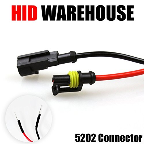 Image of AC HID Xenon Replacement Bulbs - 5202 /12086 5000K - Bright White (1 Pair)