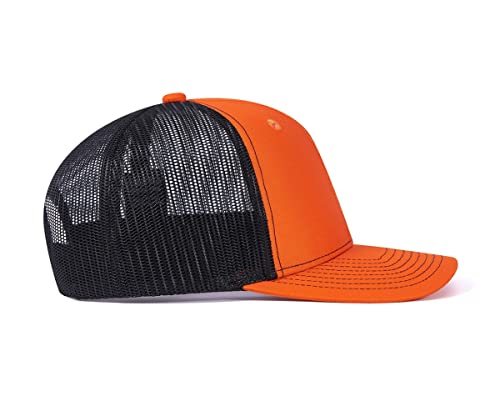 Image of Quanhaigou Trucker Hat - Mesh Snap Back - Unisex Adjustable Baseball Cap - Outdoor Hats for Men Women