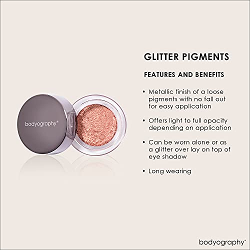 Bodyography Glitter Pigments (Stellar): High Shine Glitter Shadow | Vegan, Gluten-Free, Cruelty-Free #TOP2