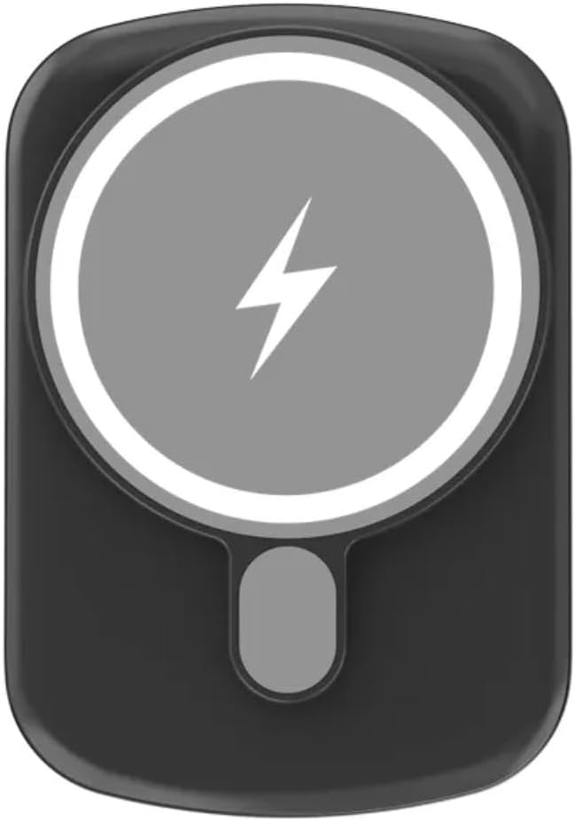 Magnetic Wireless Power Bank Wireless Charging Power Banks Built-in Cable 5000MAH Portable Charger Power Bank for iPhone 12,13,14 (Skull)