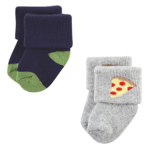 Image of Hudson Baby Baby 8-pack Cotton Rich Newborn and Terry Socks