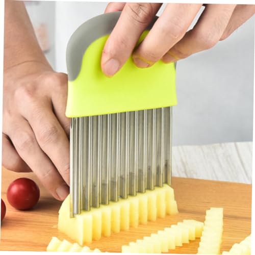 Cortador ondulado de acero inoxidable para vegetales miniatura 6