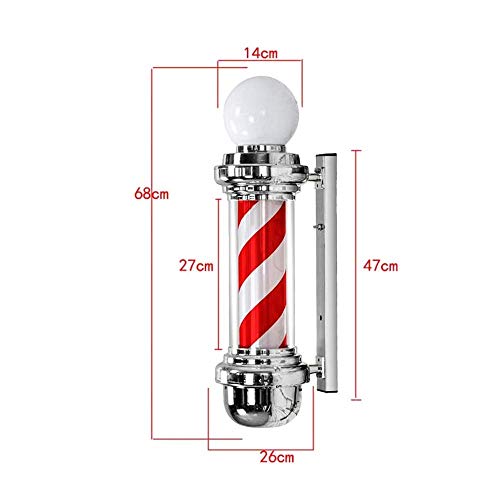 Lampe LED pour barbier applique murale rotative extérieure étanche couleur B