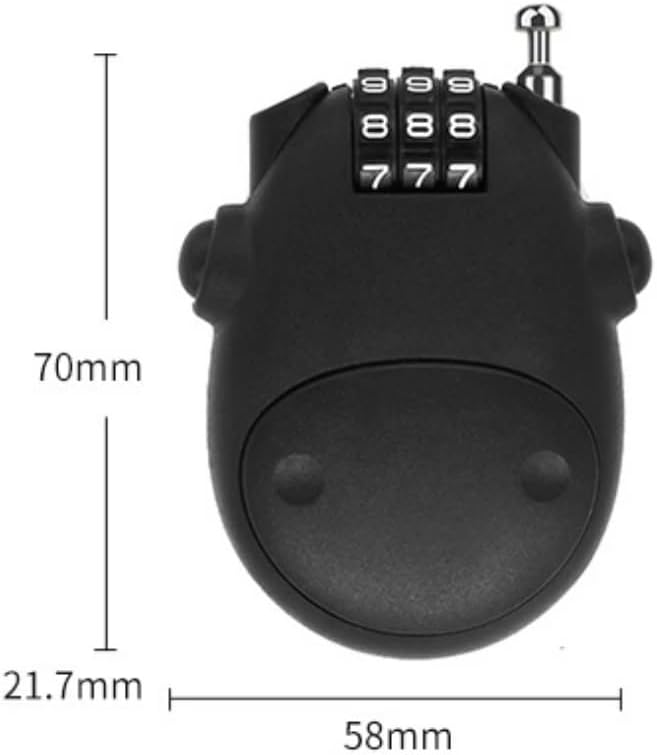 Bike Locks Heavy Duty/Bicycle Chain/Cycling Lock,Codes for Bike Cycle, Moto, Door, Gate Fence(Silver)