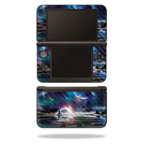 MightySkins Carbon Fiber Skin for Nintendo 3DS XL Original (2012-2014) - Space Horizon | Protective, Durable Textured Carbon Fiber Finish | Easy to Apply, Remove, and Change Styles | Made in The USA