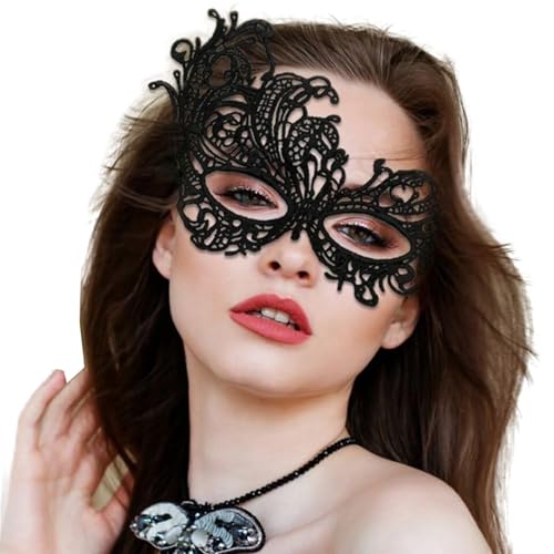 Mordarli Masquerade Mask for Women Venetian Lace Eye Masks For Party Halloween Costume Mardi Gras Party Supply Prom Ball Mask