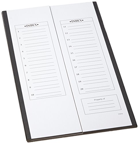 Heathrow Scientific HD9902 - Lámina para 20 muestras (cartón, 208 x 341 x 9 mm), color negro Cover