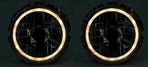 AD Tuning GmbH & Co. KG 960320 Angel Eyes Faro di Set, in Vetro Trasparente Cromato