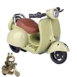 NUJOLI Scooter for Labubu with Light and Music, Have A Seat for Labubu Accessories, Mini Electric Doll Scooter Interactive Decor Desktop Ornaments for Labubu Collectors