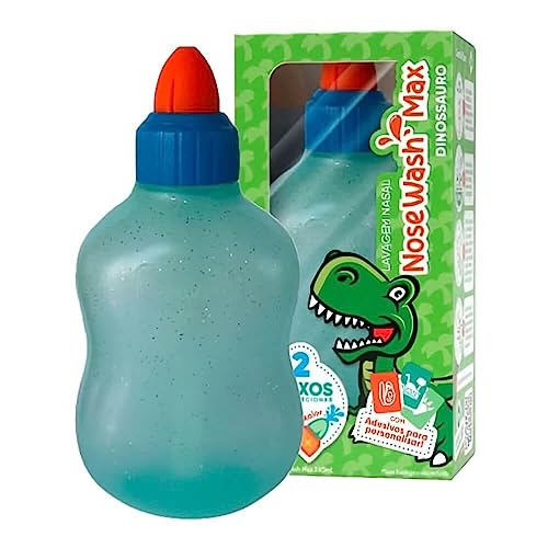 Nosewash Max Dinossauro - Dispositivo para Lavagem Nasal de Bebês...