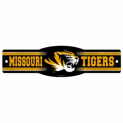 NCAA Missouri Tigers 4.5-by-17 Sign