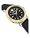 Versace V-Classic Collection Luxury Mens Watch Timepieces with a Black Strap and Dial Featuring a Two Tone Case