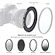46mm auf 49mm Objektivadapter Ring,Step Up Ring Filter Adapter Kompatibel mit Allen 46mm Objektiven mit 49mm UV ND CPL Filter +1pcs Objektivreinigungstuch