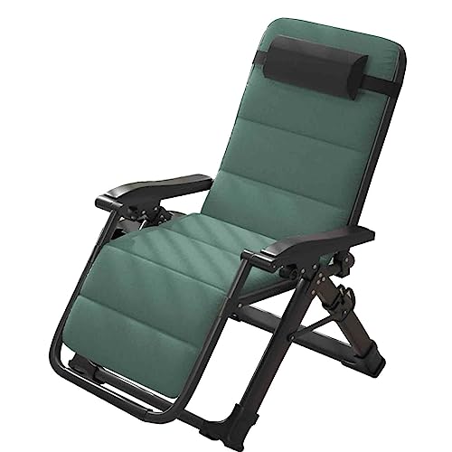 GIQKDZNUO Sedia a Sdraio reclinabile con Schienale Regolabile, con Cuscino Rimovibile e Imbottitura in Cotone, Sedia a gravità Zero, sedie a Sdraio con Serratura in Lega di Alluminio miglior