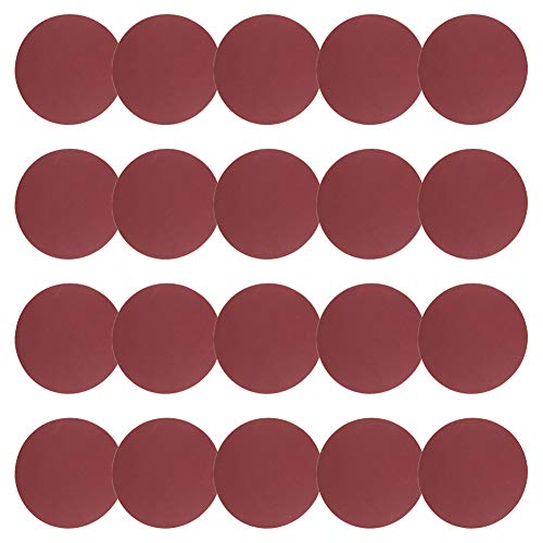 Utoolmart ディスクペーパー サンダー サンディングディスク サンドペーパー ダブルアクション マジック ペーパー 研磨 やすり 電動サンダー用 サンディングパット 木工用 ランダムアクションサンダー用 サンディング 研磨 サンダー用紙やすり丸型 #1000 工木工生地研磨用 5インチ 外径 125mm 20枚