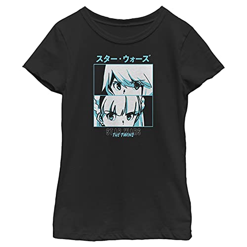 T-shirt Fille Star Wars Visions Twins XL en Coton Doux Contre les Irritations