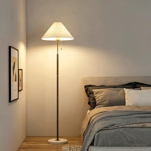 Lámpara de pie de 66 pulgadas con luz regulable y poste de hierro 7