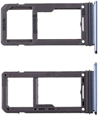 BLUE Sim Card Tray and MicroSD Card Tray for Samsung Galaxy S8 G950/S8 Plus G955 Replacement