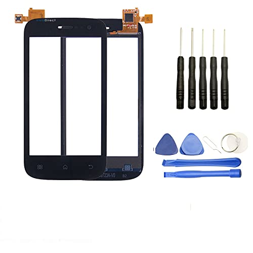 Visiodirect® Vitre écran Tactile Compatible avec Wiko Cink Slim Noir+ Kit Outils