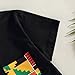 Mubineo Toddler Boy Girl Summer Dashiki Clothes African Print Outfits Kids Kente T Shirts Shorts Set (Black Yellow Red, 4 Years)