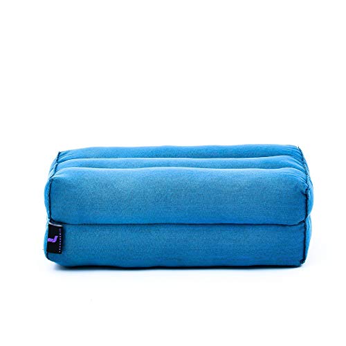 Image of Leewadee Yoga Block - Floor Cushion for Yoga Practice, Meditation Seat Cushion for Workouts Filled with Kapok