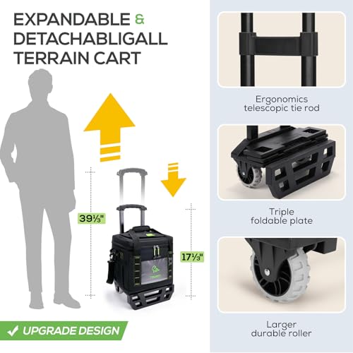 Tourit Portable 50-Can Collapsible Rolling Soft Cooler With 29L Space & Reinforced All-Terrain Cart With Wheels Easy Transportation thumb #2
