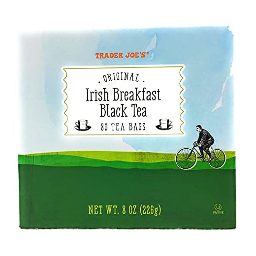 Trader Joe's Original Irish Breakfast Tea (80 Black Tea Bags Per Box)