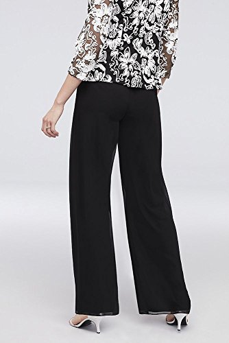 Alex Evenings Women's Straight Leg Dress Pant for Mother of The Bride, Elegant Party Outfit (Petite and Regular Sizes)2