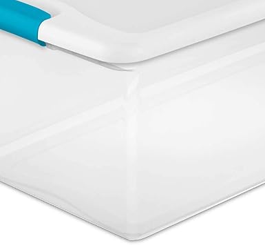 Sterilite Storage Solution with 106 Quart Clear Tote w/Latching Lid, 4 Pack, and 66 Quart Clear Tote w/Latching Lid, 6 Pack