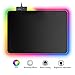 AIRENA Tappetino Mouse Gaming RGB | 14 modalità di Illuminazione | Effetti Arcobaleno | Tovagliolo | Mousepad Brillante | Tappetino per Mouse/Tastiera Non Skid per Computer/Mac/PC e Gamer