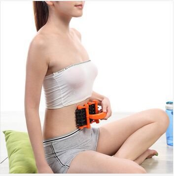 Generic Space car massage device lunokhod roller massage car slimming massage roller rotating massage brush of the meridian