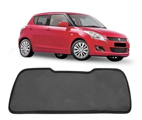 Image of Autofact Dicky Curtain for Maruti Swift 2011-2017 | Custom Fit Rear Windshield Sunshade | UV & Heat Protection | Foldable Mesh | Privacy & Cooling Car Accessory
