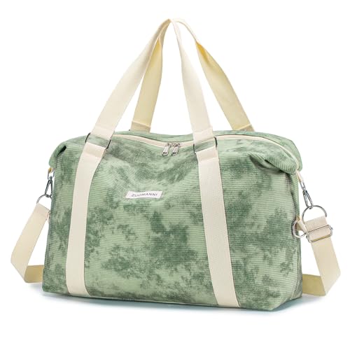 BAGROUPS Bolsa Deporte Hombre Mujer Bolsa de Viaje 32L Equipaje de Mano 45x36x20 EasyJet Plegable Bolso de Viaje Grande Impermeable Bolso Maternidad Hospital Bolsas de Gimnasio Verde