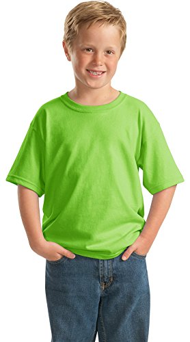 Gildan Heavy Cotton Youth 5.3 Oz. T-Shirt (G500B)- Lime,M - Main Image