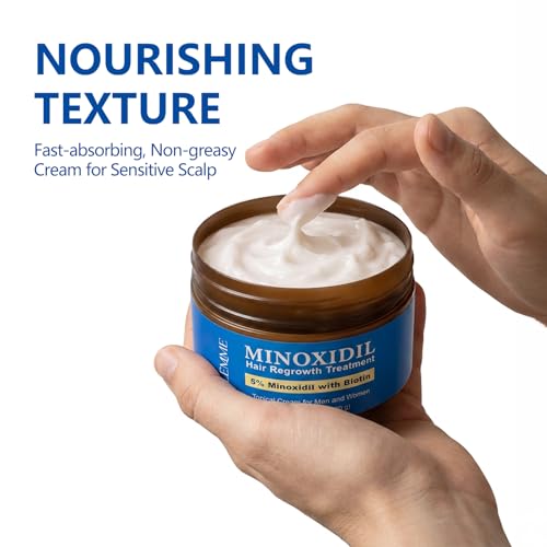 5 Minoxidil Hair Growth Cream Treatment for Men and Women 3 5oz - image 3