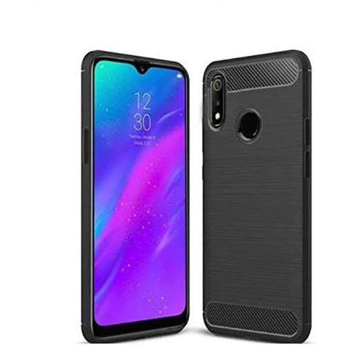 Amazon Brand - Solimo Soft & Flexible Rubber Hybrid Back Cover for Realme 3 / 3i (Black)