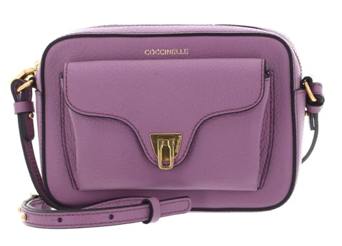Sac bandoulière Coccinelle Beat Soft en cuir avec fermoir plectre
