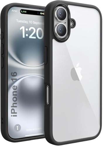 EGOTUDE for iPhone 16 Case | Polycarbonate Hard Back Transparent ...
