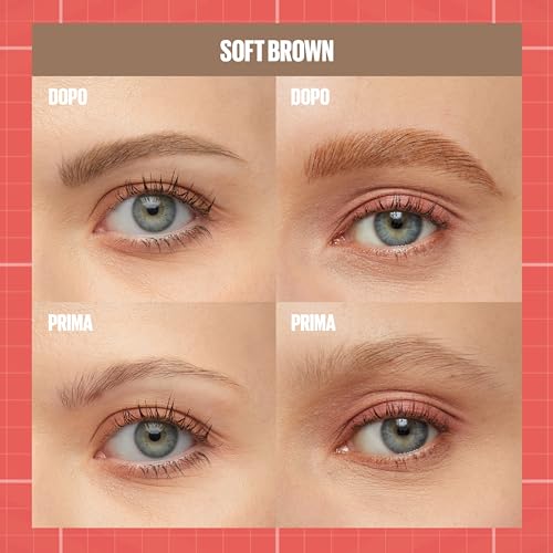 Maybelline - Build A Brow - Penna Sopracciglia N. 255 Soft Brown - 2