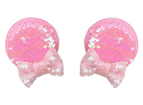 Clgift Minnie Baby/Toddler Reversible Headband With Ears cover