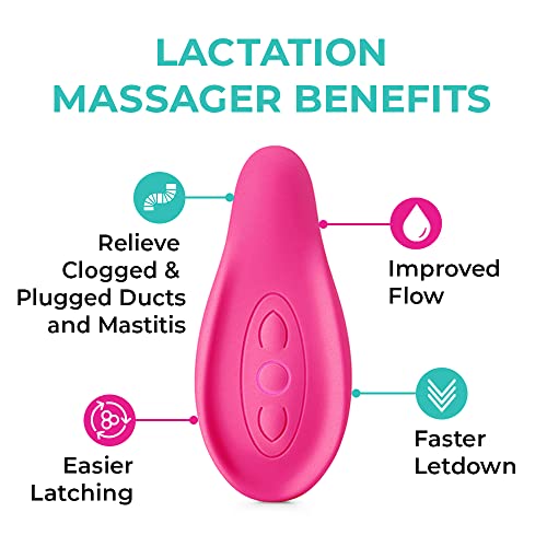 image for LaVie Lactation Massager for Breastfeeding, Nursing, Pumping, Support 