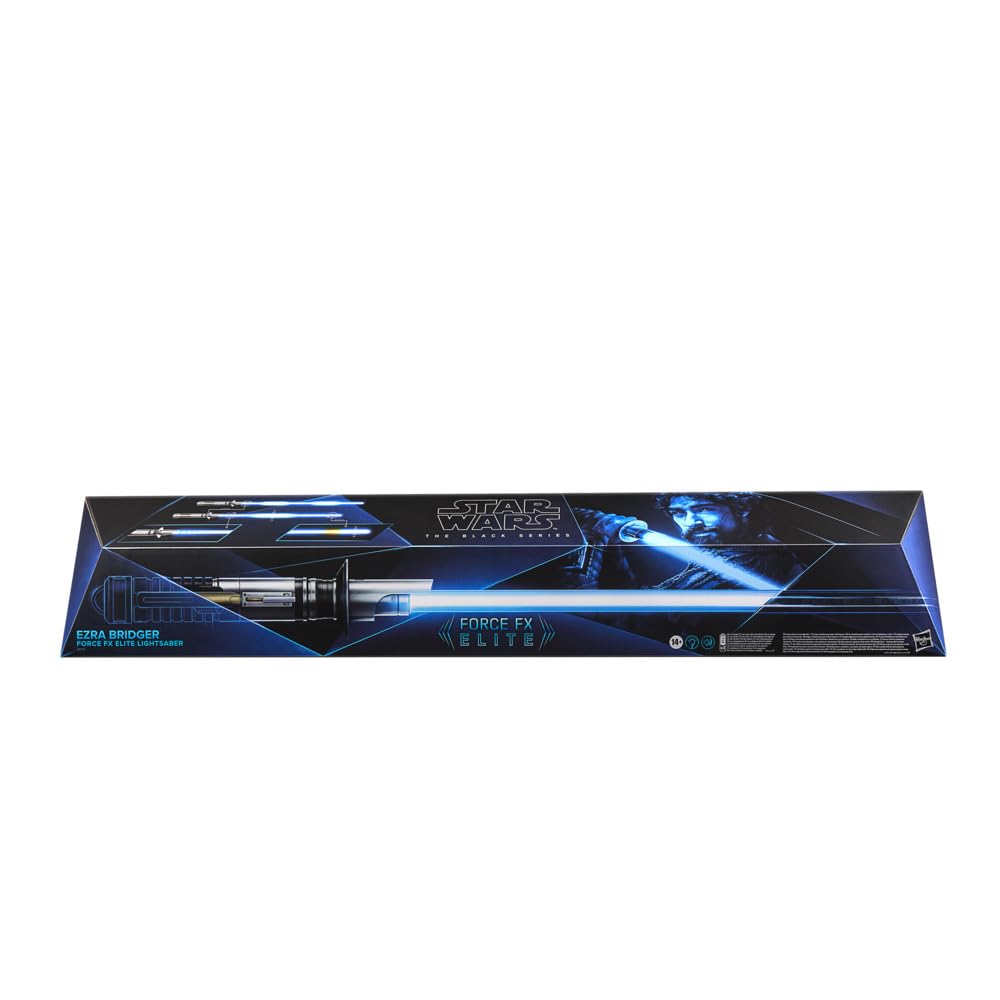 Star Wars Hasbro The Black Series, Spada Laser Force FX Elite di Ezra Bridger, Adatta per Collezionisti e Appassionati di Cosplay dei Supereroi, per Ragazzi e Ragazze dai 14 Anni in Su