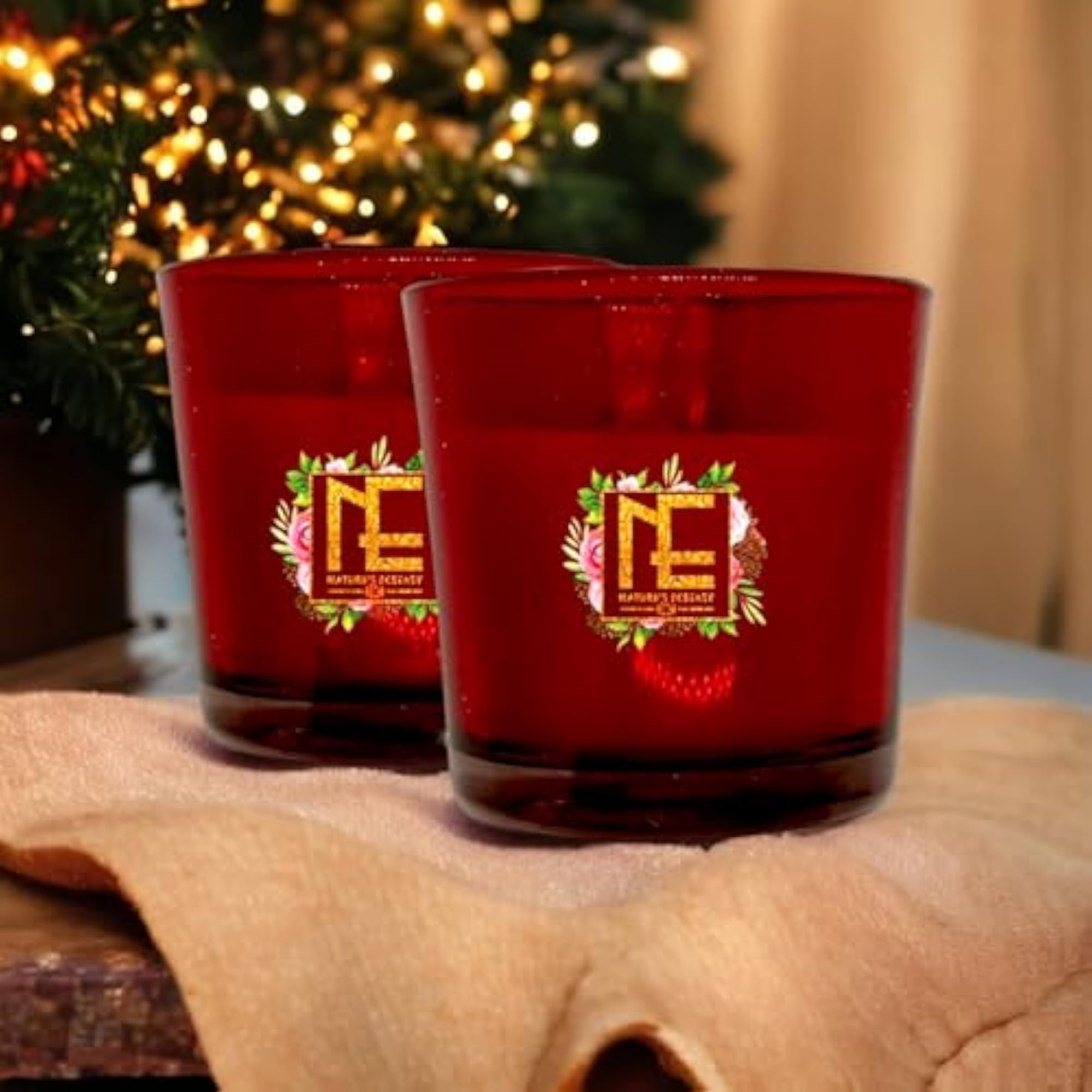 Beeswax Candle Glass Shots - Sensuous Fire