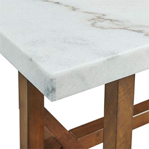Picket House Meyers Marble Rectangular Coffee Table In White #TOP6