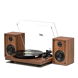AURADO Boîte à Musique Tourne-Disque Tourne-Disque Haut-parleurs phonographes sans Fil Tourne-Disque à entraînement par… - Les Beatles, Paul McCartney, John Lennon, RIngo Starr, George Harrison