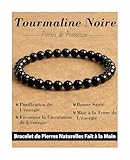 Landorilo Bracelet en Pierres Naturelles Thérapeutiques de 6 mm, Adapté aux Femme et aux...