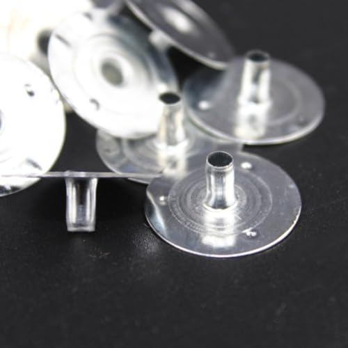400 bases y soportes metálicos para mechas de vela miniatura 5