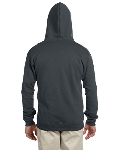 Sweats à capuche athlétiques coupe ample couleur noir Jerzees 993 2XL