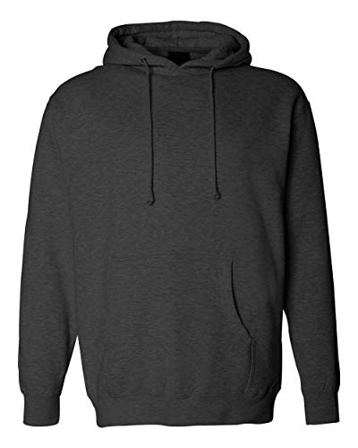 Independent Trading Co mens Hooded Pullover Sweatshirt Charcoal Heather 2XL